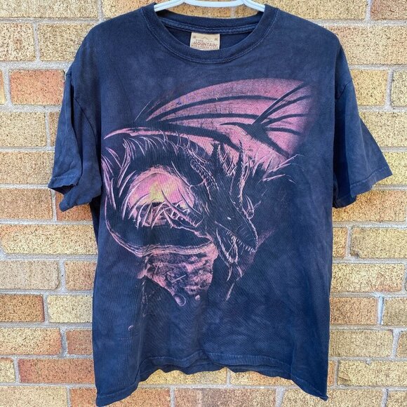 The Mountain Other - Vintage 90s The Mountain Dragon Breath T Shirt Medium